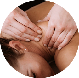 Woman receiving an Ayurvedic Marma Abhyanga Massage at Starling Holistic in Arborfield near Reading